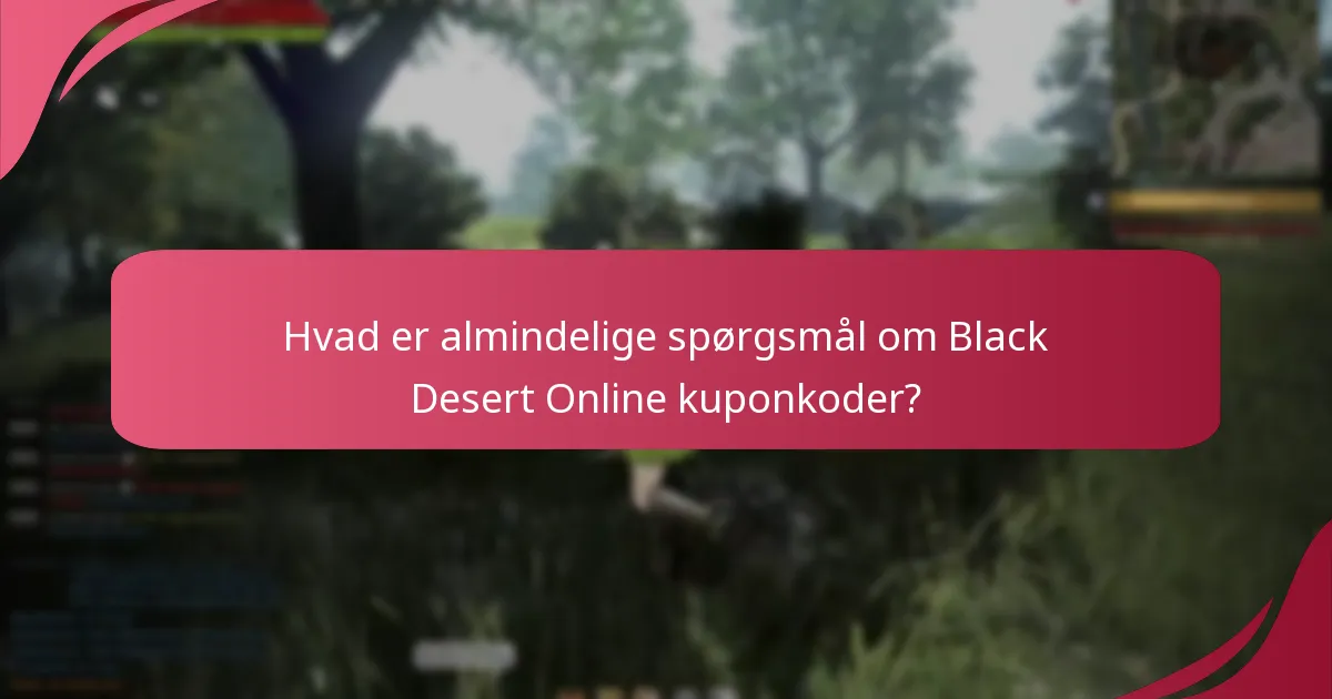 Hvordan kan jeg bruge Black Desert Online kuponkoder?