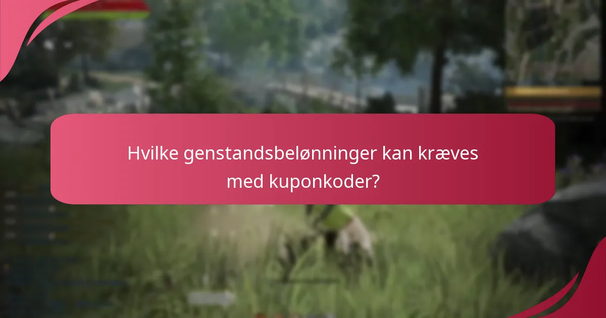 Hvilken in-game valuta kan opnås med kuponkoder?